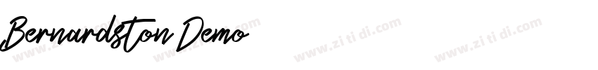 Bernardston Demo字体转换